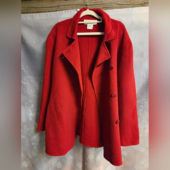 Womens JONES NEW YORK Wool Coat - Picture 1 of 7